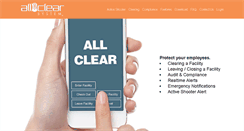 Desktop Screenshot of allclearsystem.com